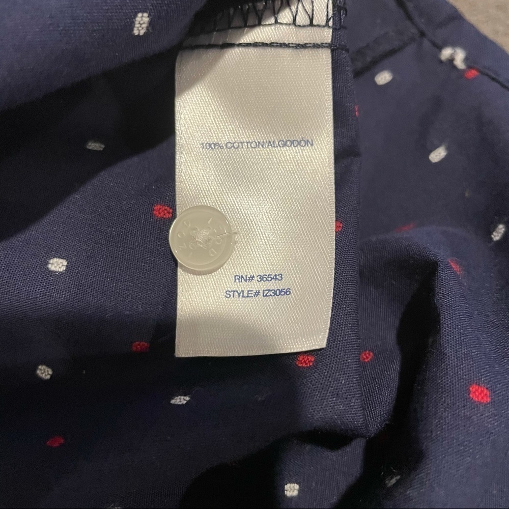 IZOD Red White and Blue Top with Bell Sleeve Sz.L - Picture 5 of 7